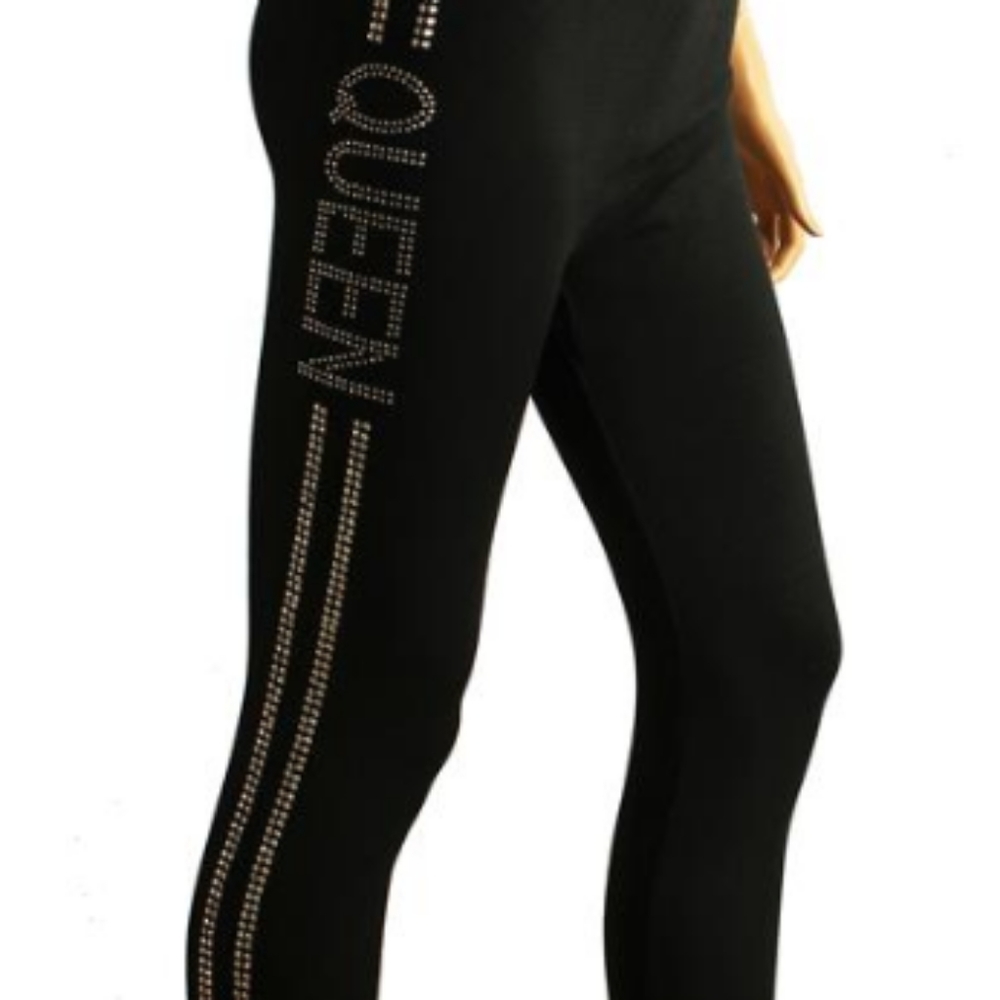 Rhinestone "QUEEN BLING" Jeggings